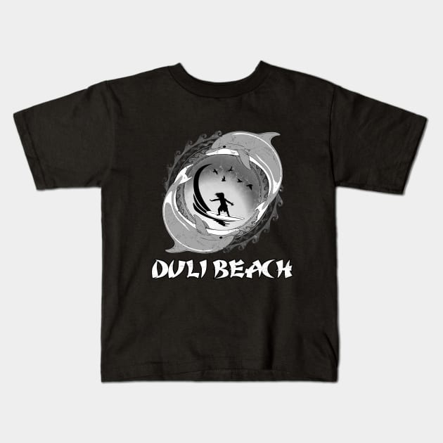 Palawan Duli Beach Kids T-Shirt by NicGrayTees